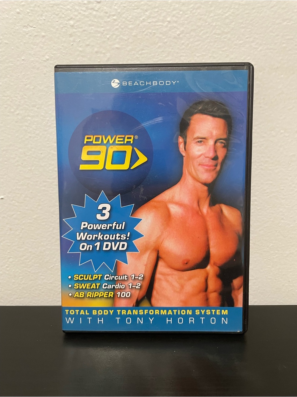 Power 90 DVD Tony Horton Total Body Transformation Fitness Beachbody 2005